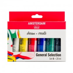 Set Carton Acrilicos Amsterdam 20ml