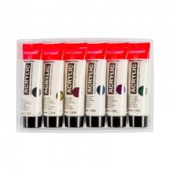 Set Acrílicos Amsterdam Tubo 20 mL