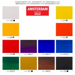 Set di acrilici Amsterdam Tubo da 20 ml
