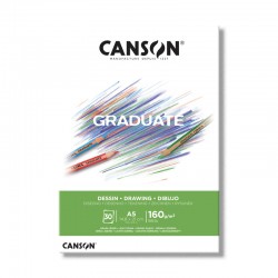 Bloc Graduate Canson Dibuix 160G 30F A5 Casa Piera Barcelona
