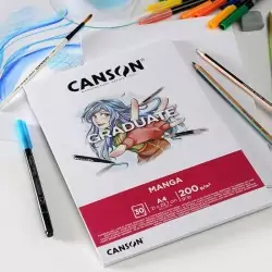 Bloc Graduate Canson Manga 200G 30H Casa Piera Barcelona