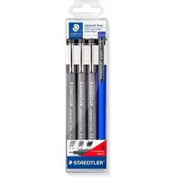 Set Staedtler 3 Pigment Liner + Portaminas Gratis Casa Piera Barcelona