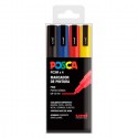 Set di 4 pennarelli Posca PC3M