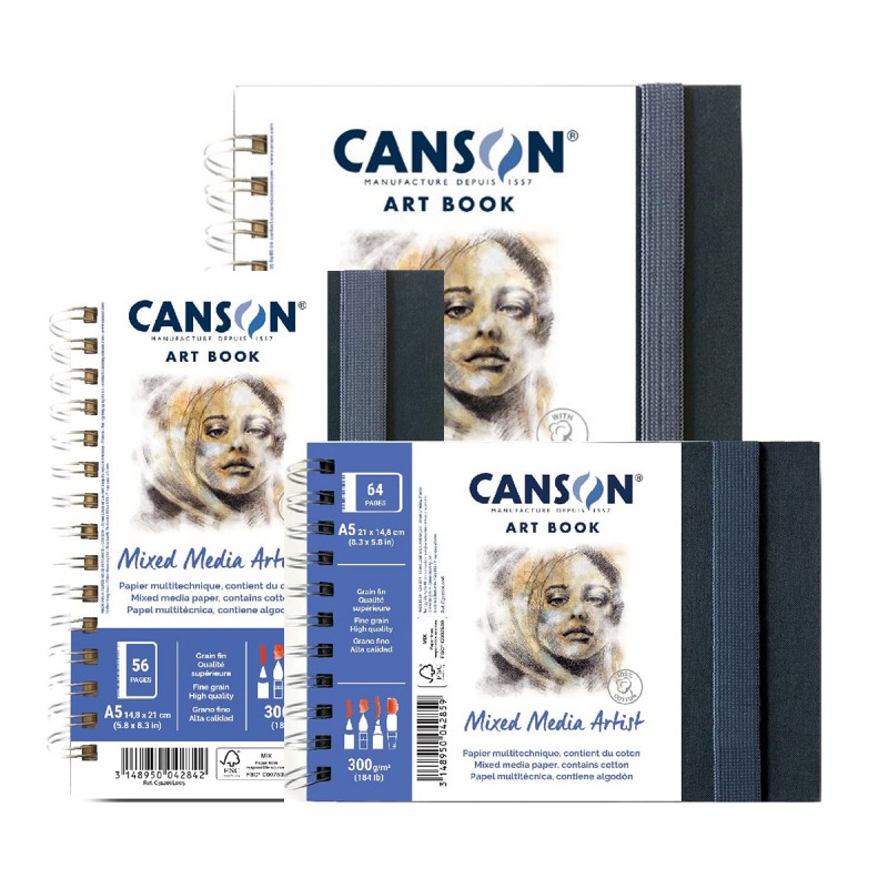 Bloc Art Book Canson Mixed Media Artist 300G Casa Piera Barcelona