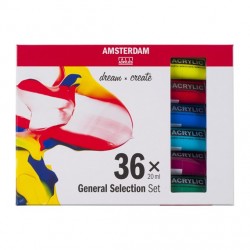 Set Carton Acrilicos Amsterdam 20ml