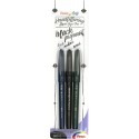 Blister Retolador Brush Sign Pen Color Negre