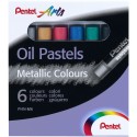 Pentel Metallic Oil Pastels Box