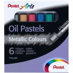 Caja Oil Pastels Metalics