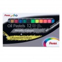 Caixa Oil Pastels Metàl·lics & Fluorescents