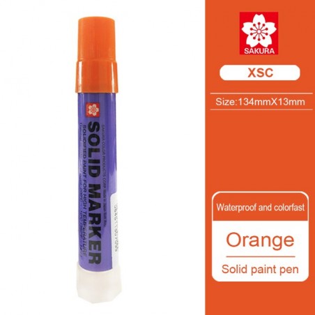 Sakura - Solid Marker - Fluorescent Orange