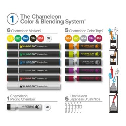 Set Rotuladores Chameleon  6+5