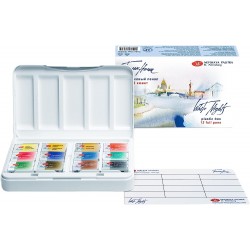 Caja Acuarela Plastico White Nights