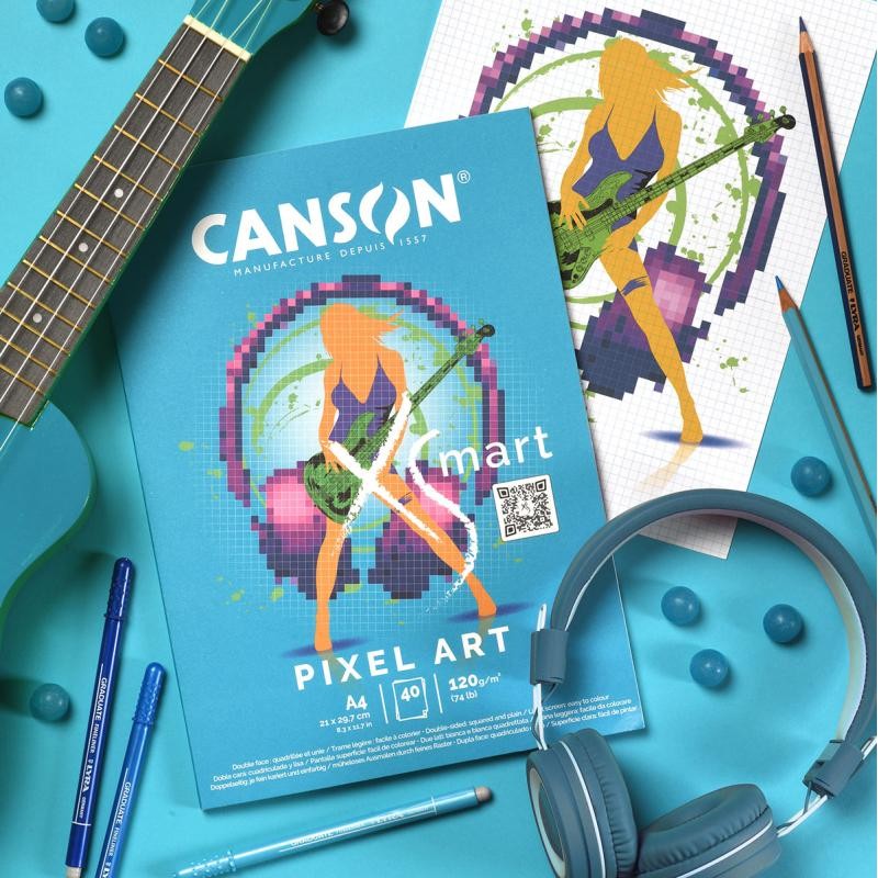 Canson XS Pixel Art Pad 120G 40H