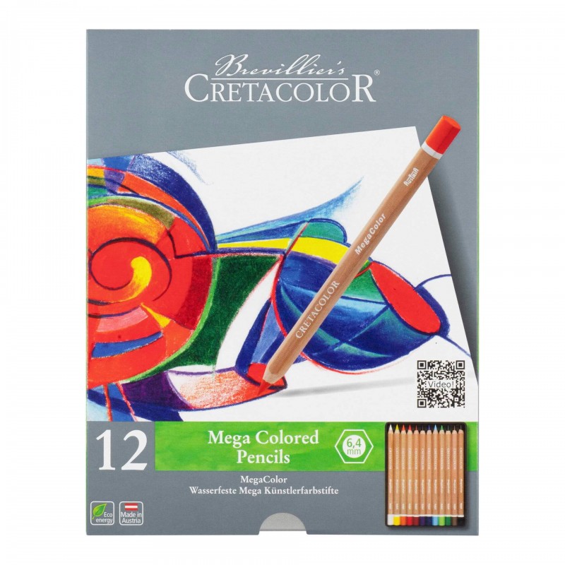 Caja Lapices Megacolor Extra Thick Creta