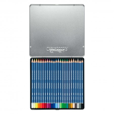 Caja metálica 36 lápices pastel Cretacolor