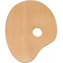 Tavolozza ovale in legno verniciato Mabef