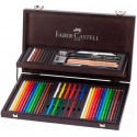 Scatola di legno 120 Polychromos Faber-Castell