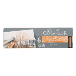 Set tascabile per il disegno di base Cretacolor