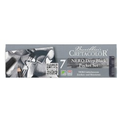 Nero Deep Black Pocket Set Cretacolor