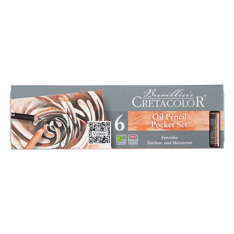 Oil Pencil Pocket Set Cretacolor
