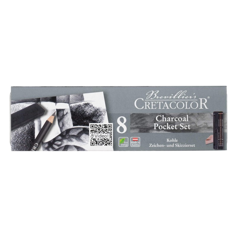 Set tascabile carbone Cretacolor