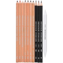 Sketching Pencils + Paper Stump Artist S