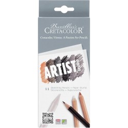 Matite per schizzi + carta per artisti S