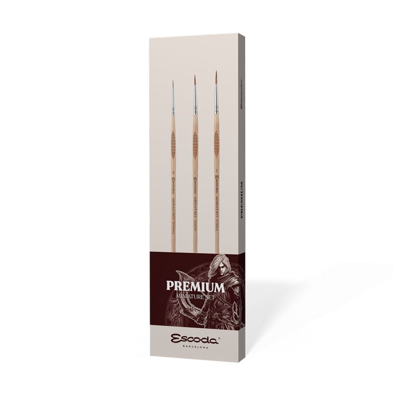 Set Pinceles Miniature Premium Escoda
