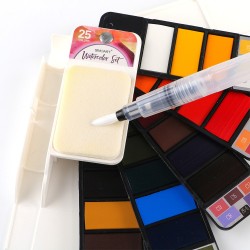 Set Aquarel·la Ventall Sinoart | Casa Piera Belles Arts Barcelona