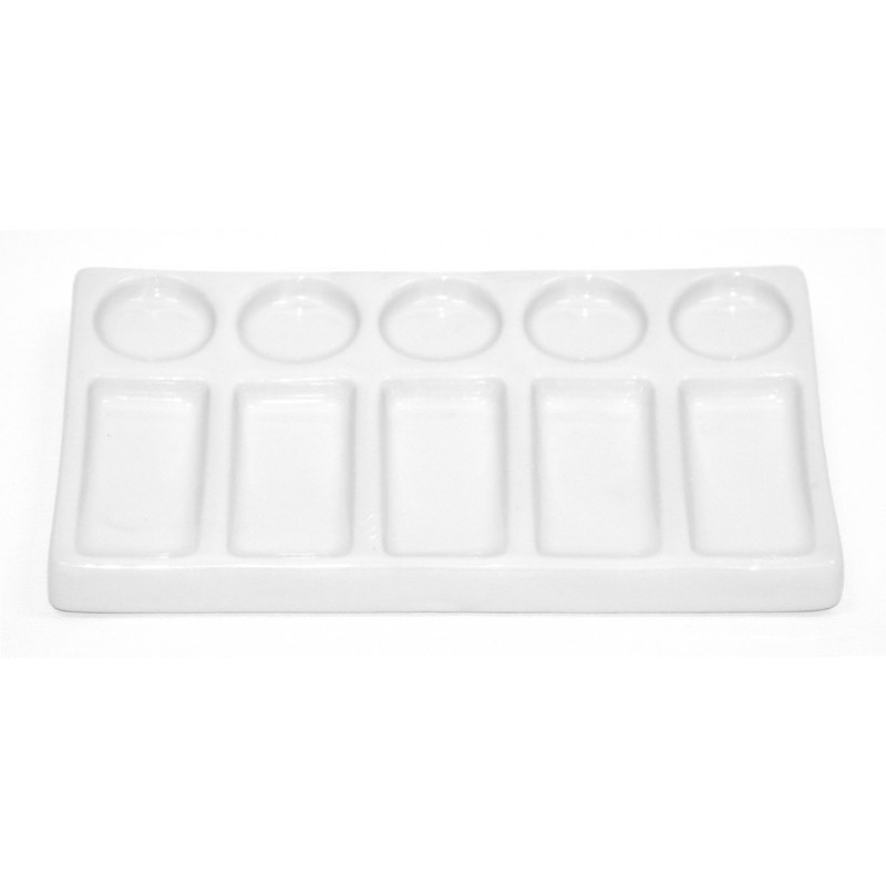 Paleta Porcelana Rectangular Sinoart