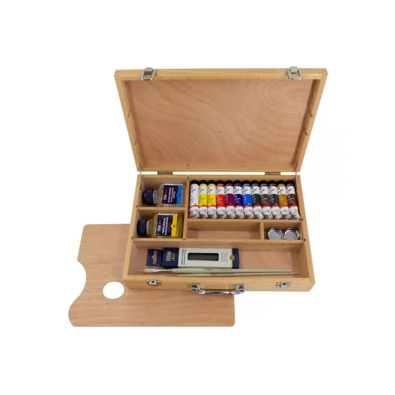Caja Madera Óleo Goya